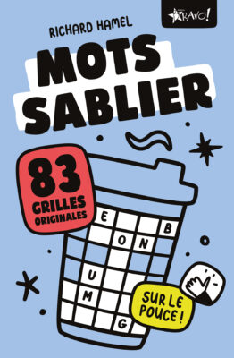 Mots sablier sur le pouce, couverture