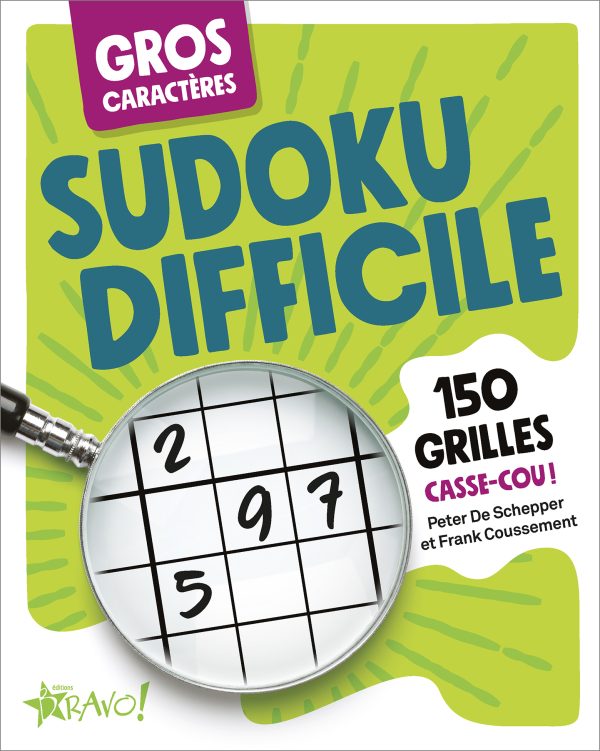 Gros caractères - Sudoku difficile