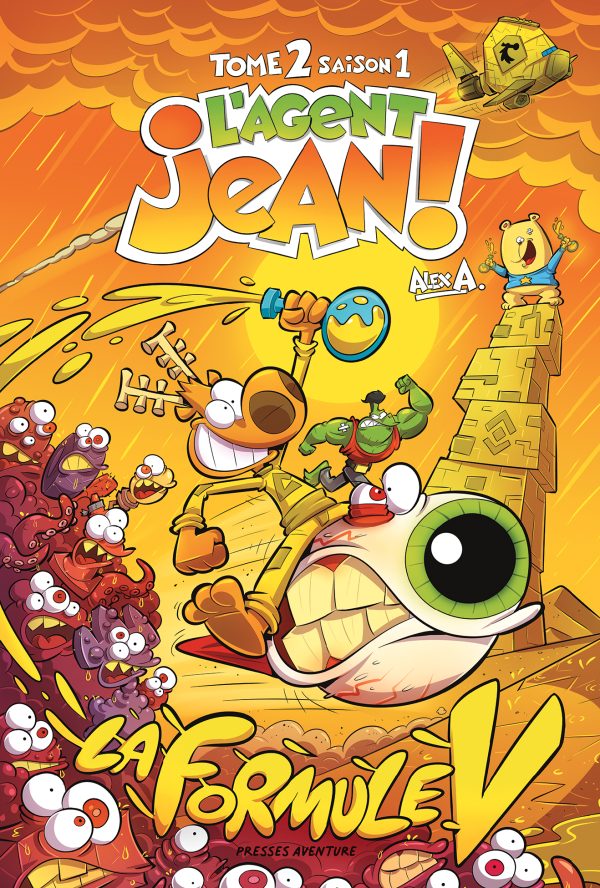 L'Agent Jean! saison 1, tome 2 - La formule V (grand format / couverture rigide)