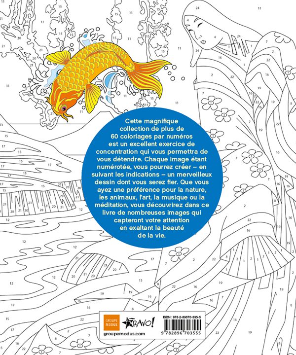 Coloriage par numéros – Méditation – Image 3