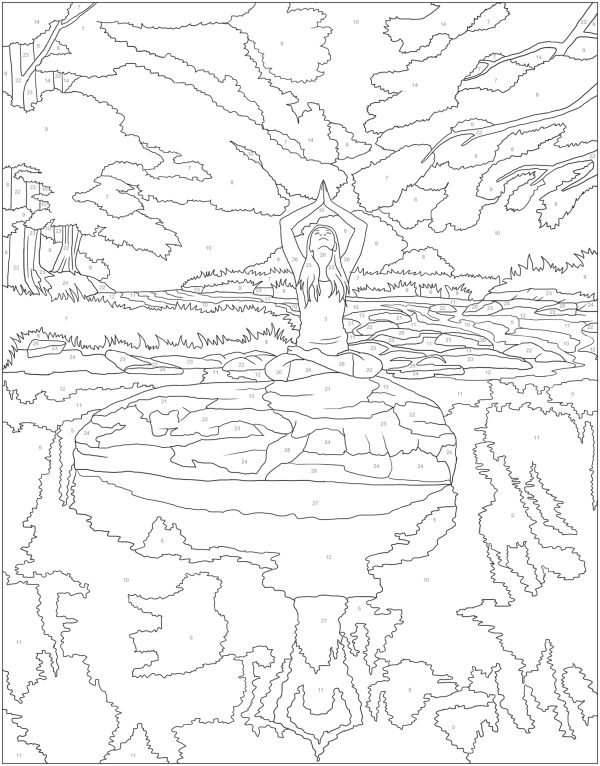 Coloriage par numéros – Détente – Image 2