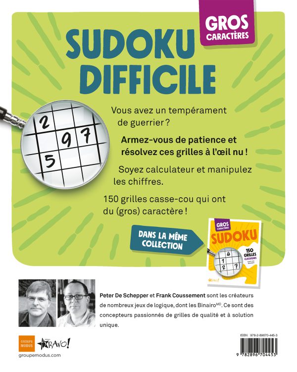 Gros caractères - Sudoku difficile – Image 3