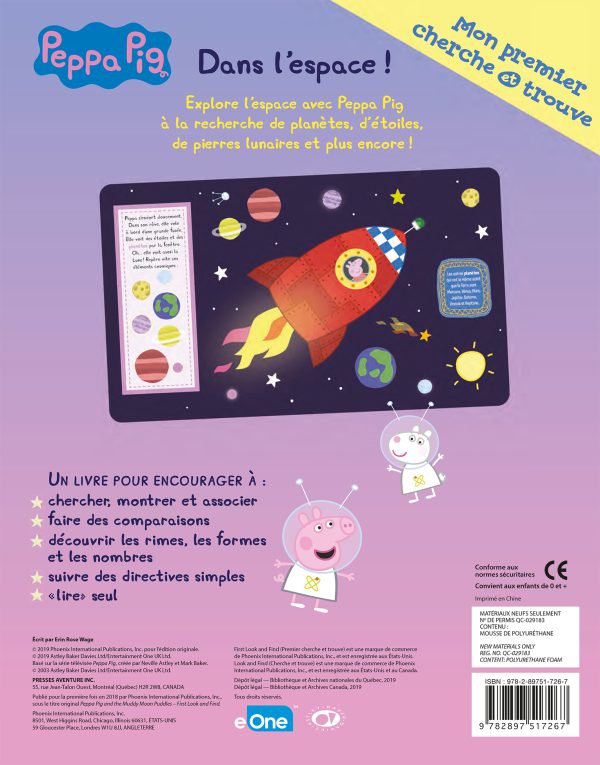 Mon premier cherche et trouve – Peppa Pig – Dans l'espace! – Image 3