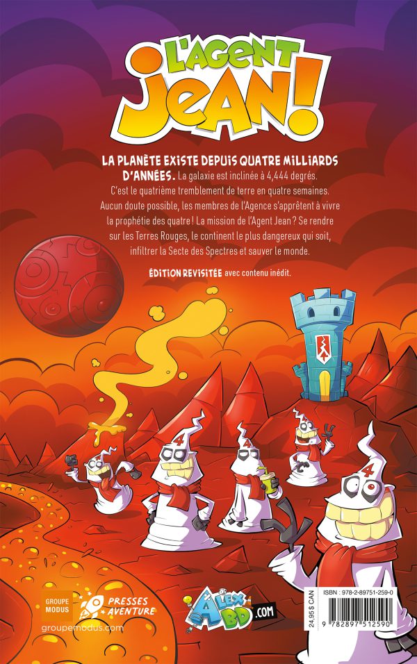 L'Agent Jean! saison 1, tome 4 – La prophétie des quatre (grand format/couverture rigide) – Image 5