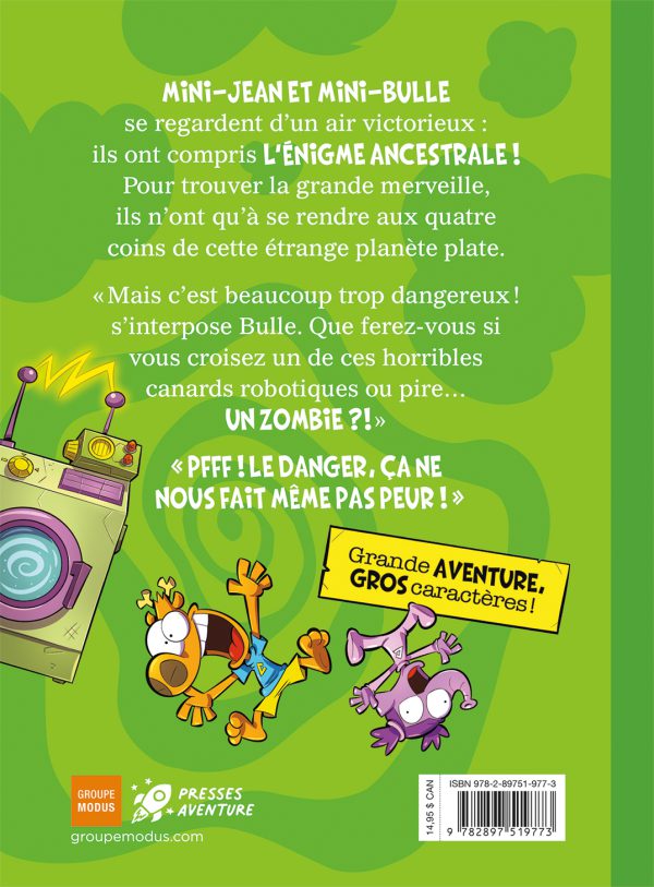 Les grandes aventures de Mini-Jean et Mini-Bulle – L'énigme de la planète plate – Image 5