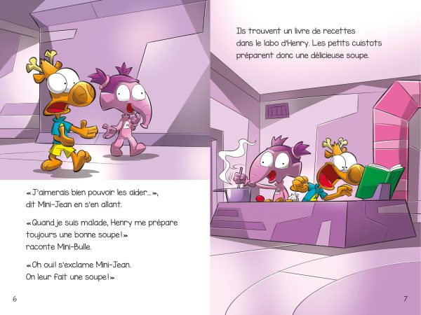 Les histoires de Mini-Jean et Mini-Bulle : Sentir la soupe chaude – Image 2