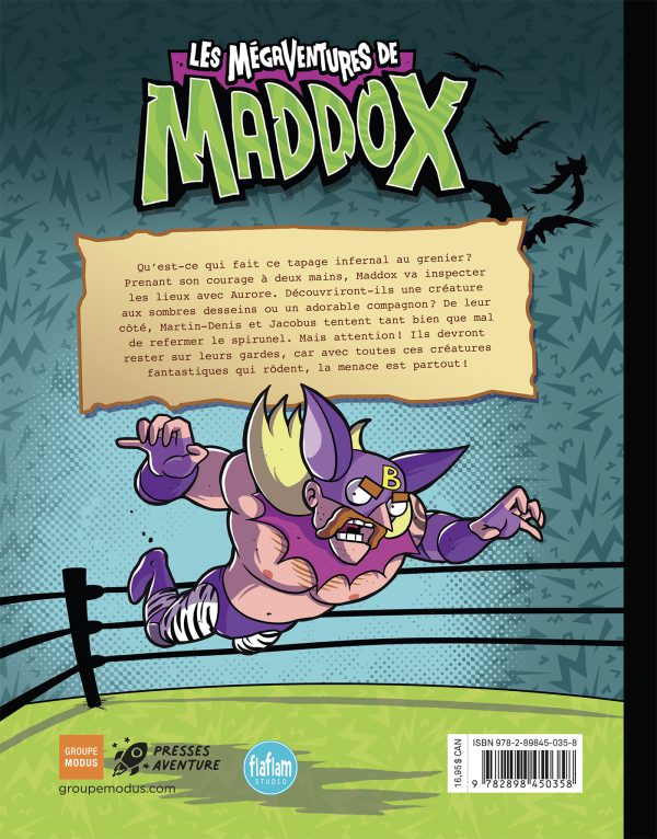 Les mégaventures de Maddox, tome 3 - Un vampire au grenier – Image 3