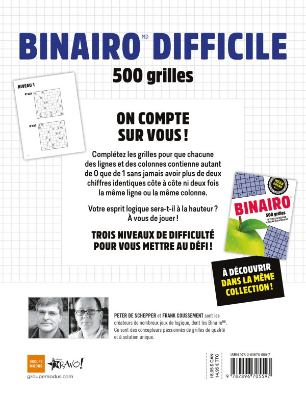 Méga grand - Binairo difficile – Image 3
