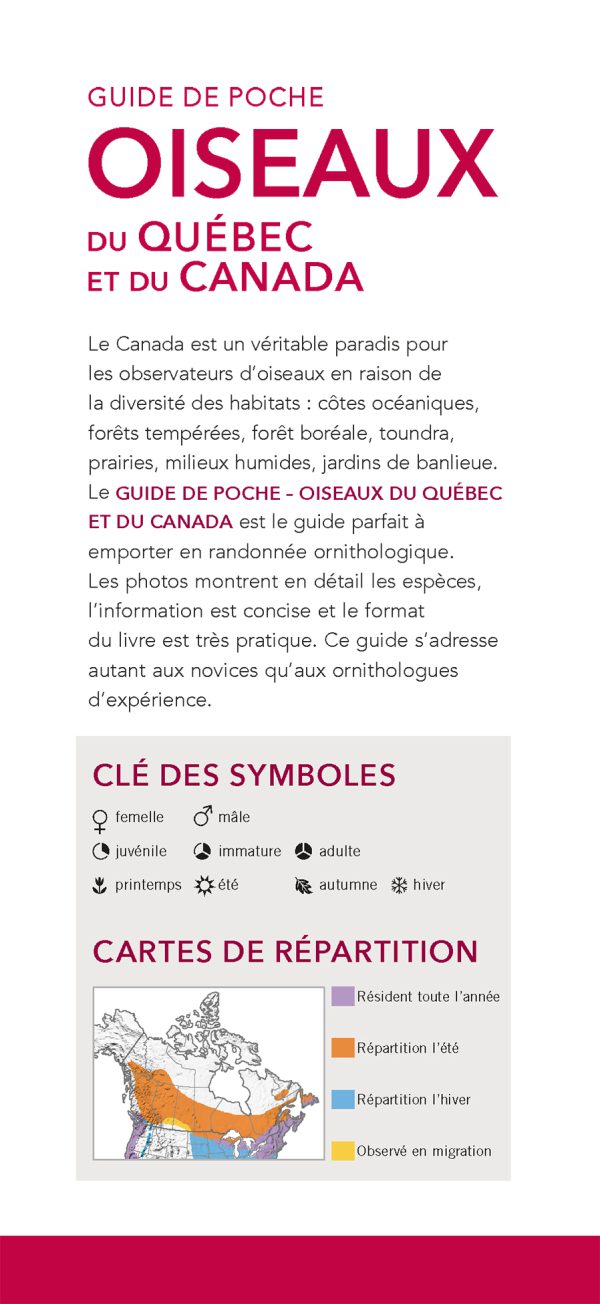 Guide de poche Oiseaux du Québec et du Canada – Image 5