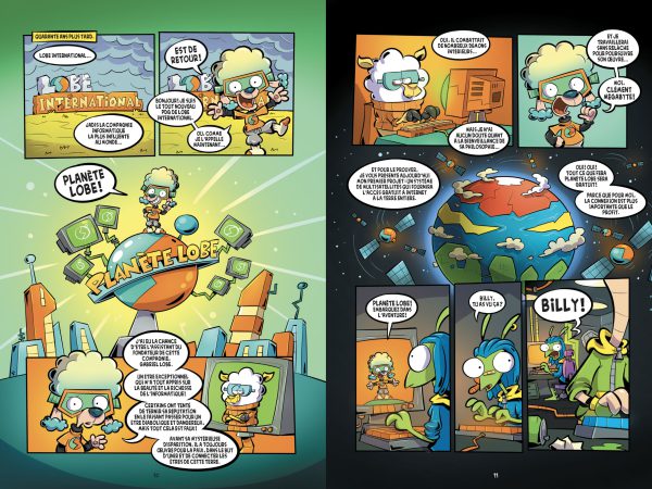 Les mondes de L’Agent Jean! – Planète Lobe (grand format/couverture rigide) – Image 2