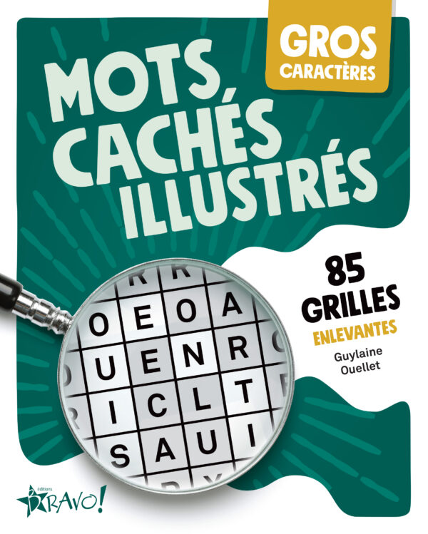 Gros caractères - Mots cachés illustrés