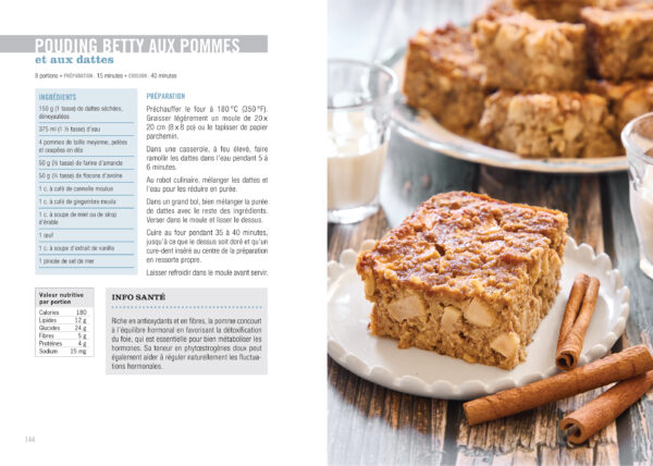 Extrait intérieur - recette de pouding betty aux pommes