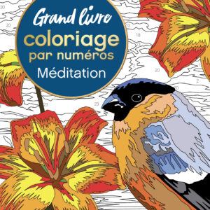 Grand livre de coloriage par numéros - Méditation